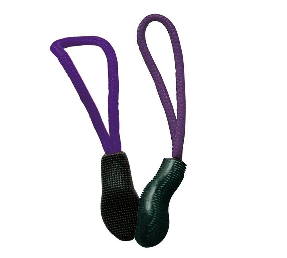 Accessoires: Zipper-Set + lila
