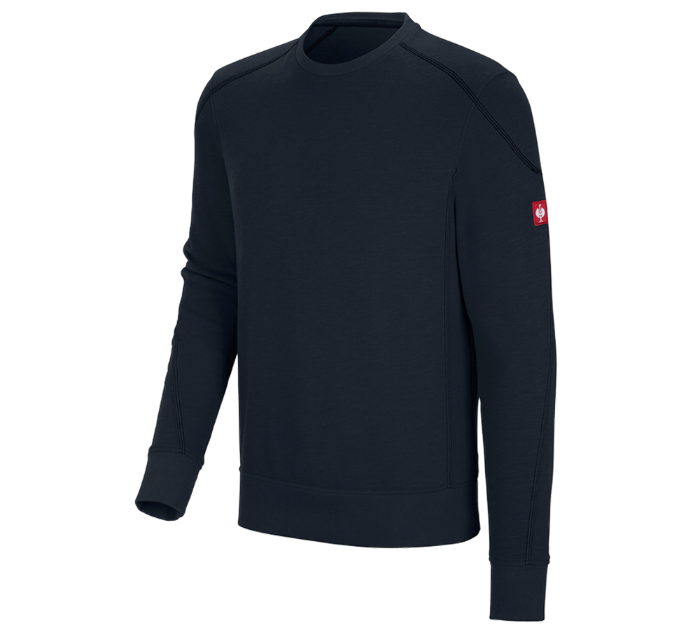 Shirts & Co.: Sweatshirt cotton slub e.s.roughtough + nachtblau