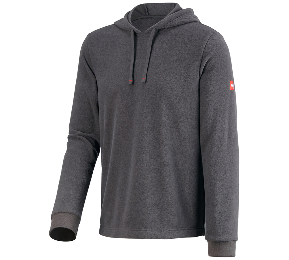 Accessoires: e.s. Laine polaire Hoody + anthracite