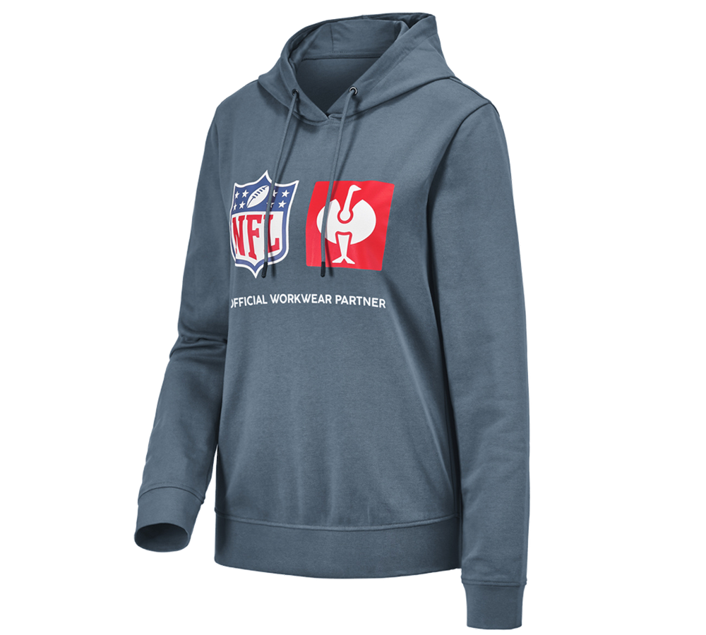 Bovenkleding: NFL Hoodie cotton, ladies + oxideblauw