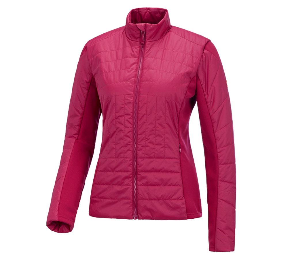 Themen: e.s. Funktions Steppjacke thermo stretch, Damen + beere
