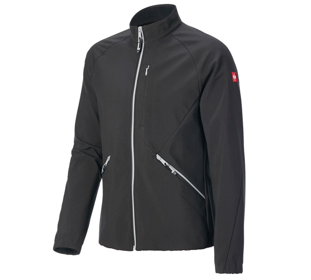 Vestes de travail: Veste Softshell e.s.ambition + noir/platine