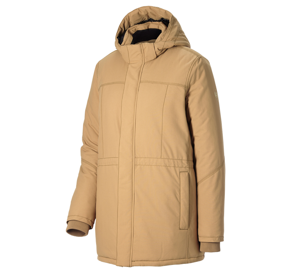 Themen: Parka e.s.iconic, Damen + mandelbraun