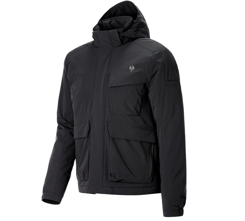 Themen: Winterjacke e.s.trail + schwarz