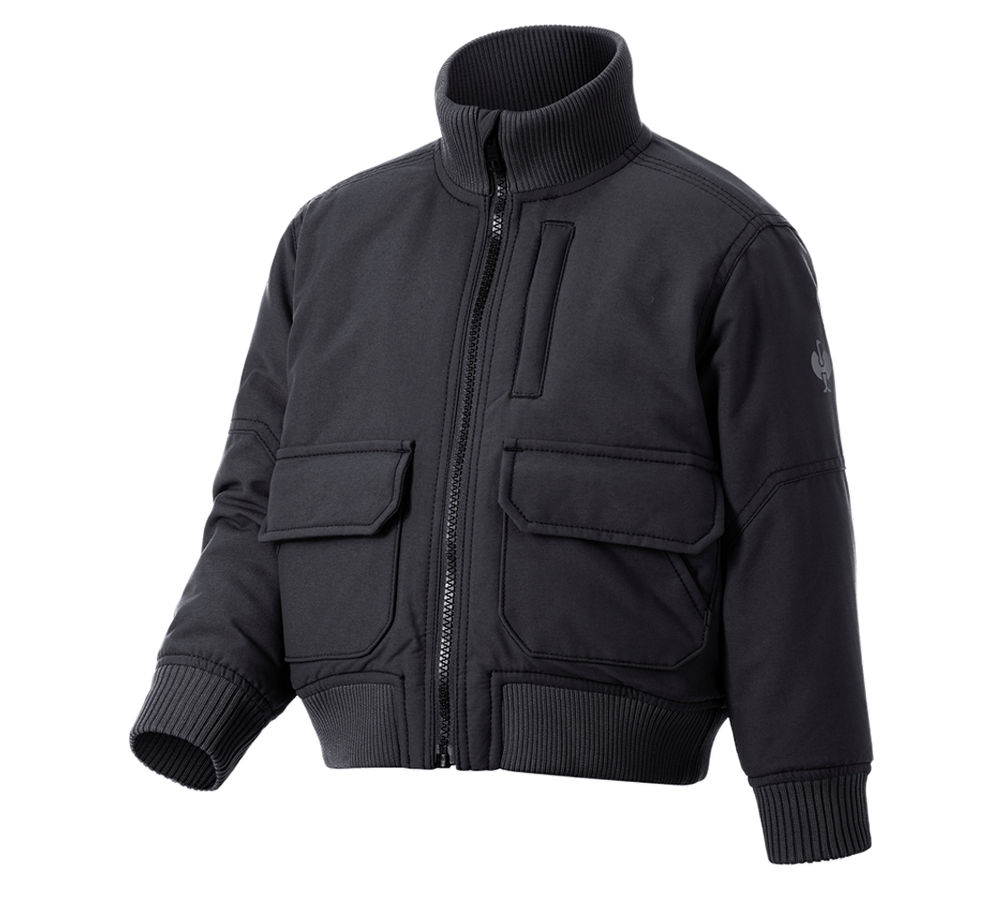 Kleding: Pilotjack e.s.iconic, kinderen + zwart