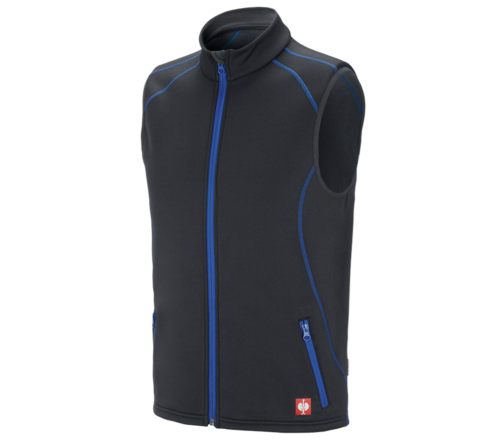 Themen: Funktions Weste thermo stretch e.s.motion 2020 + graphit/enzianblau