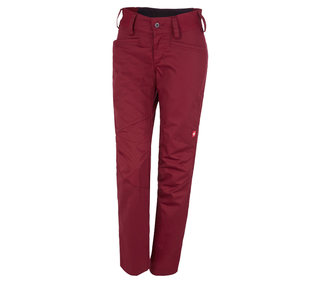 Horti-/ Sylvi-/ Agriculture: e.s. Pantalon de travail base, femmes + rubis