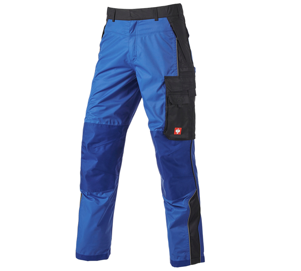 Horti-/ Sylvi-/ Agriculture: Pantalon à taille élastique fonction e.s.prestige + bleu royal/noir