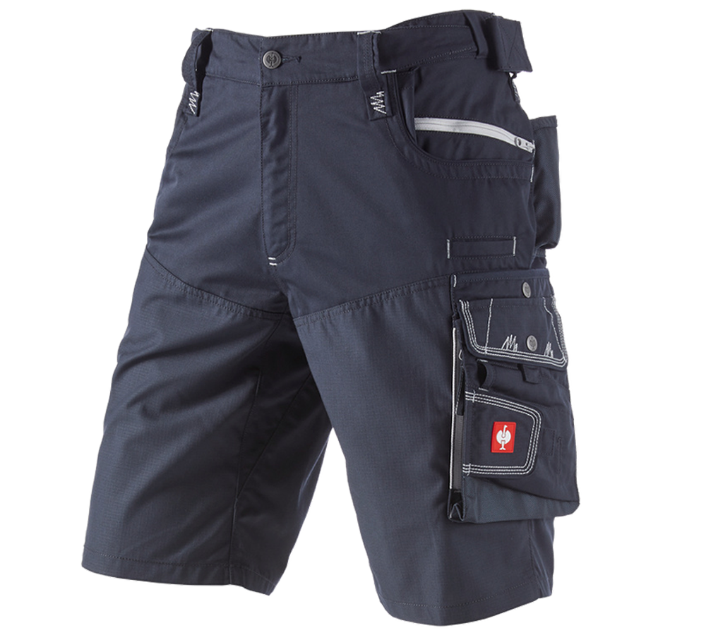 Pantalons de travail: Short e.s.motion d'été + saphir/ciment
