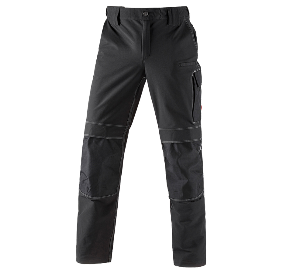 Pantalons de travail: Fonct. pantalon à taille élast. e.s.dynashield + noir