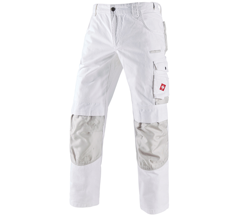 Installateurs / Plombier: Jeans e.s.motion denim + blanc/argent
