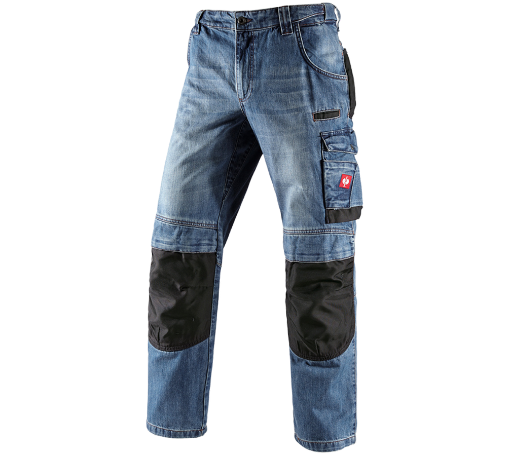 Werkbroeken: Jeans e.s.motion denim + stonewashed