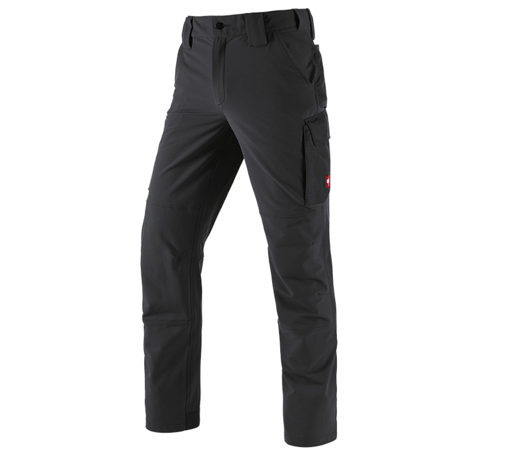 Pantalons de travail: Pantalon cargo fonctionnel e.s.dynashield solid + noir