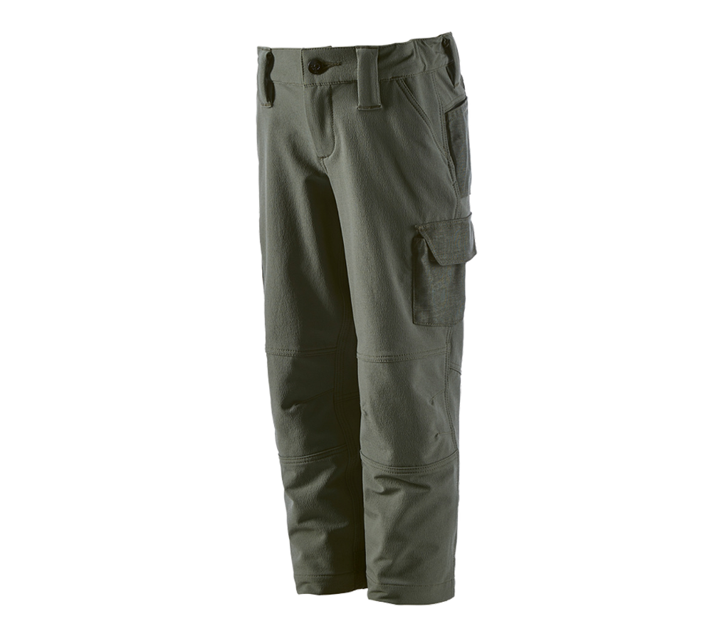 Pantalons: Fonct. pantalon Cargo e.s.dynashield solid,enfants + thym