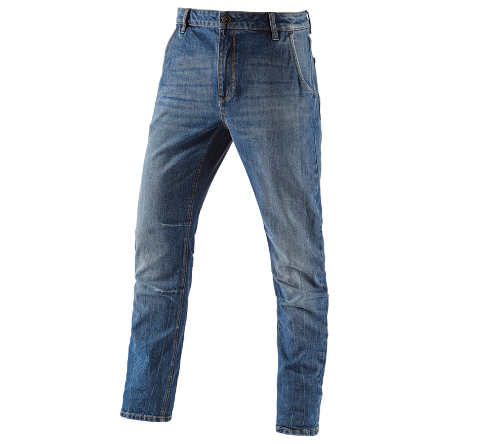 Hosen: e.s. 5-Pocket-Jeans POWERdenim + stonewashed