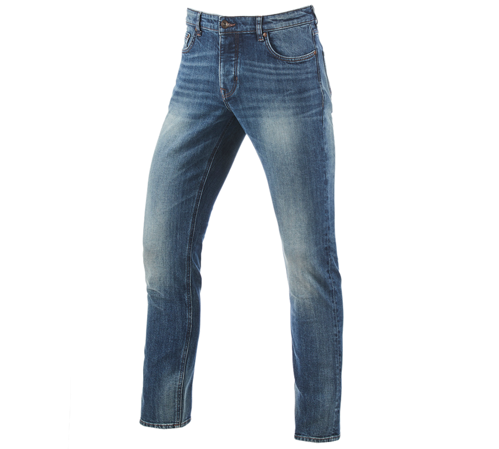 Werkbroeken: e.s. 5-pocket-stretch-jeans, slim + mediumwashed