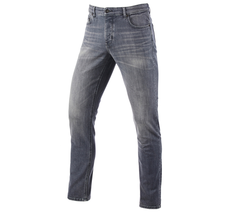 Thèmes: e.s. Jeans stretch à 5 poches, slim + graphitewashed