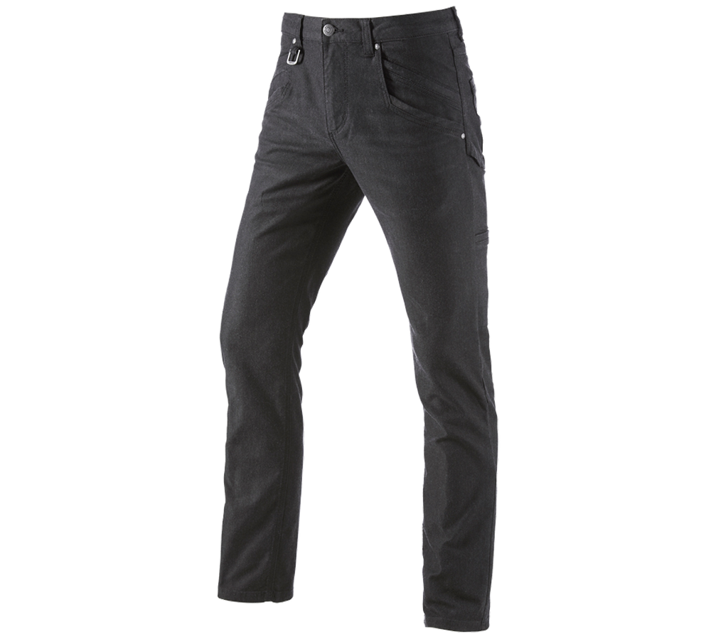 Pantalons de travail: Pantalon à poches multiples e.s.vintage + noir