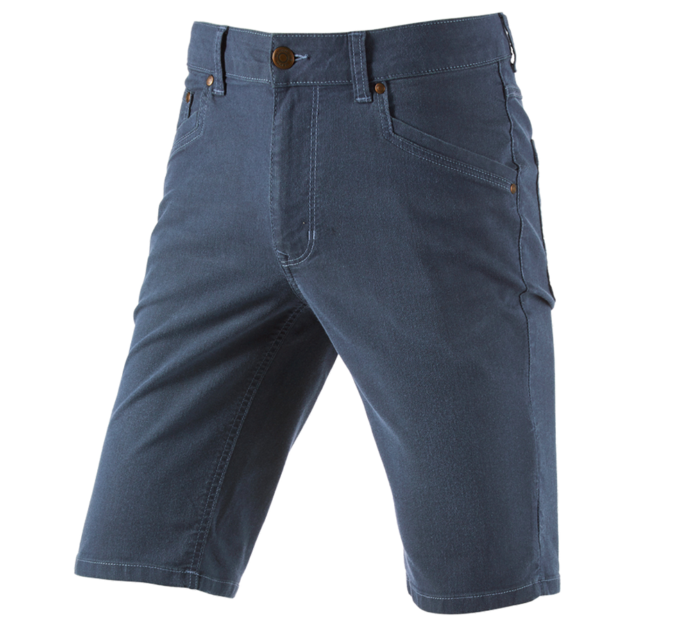 Pantalons de travail: Short à 5 poches e.s.vintage + bleu arctique
