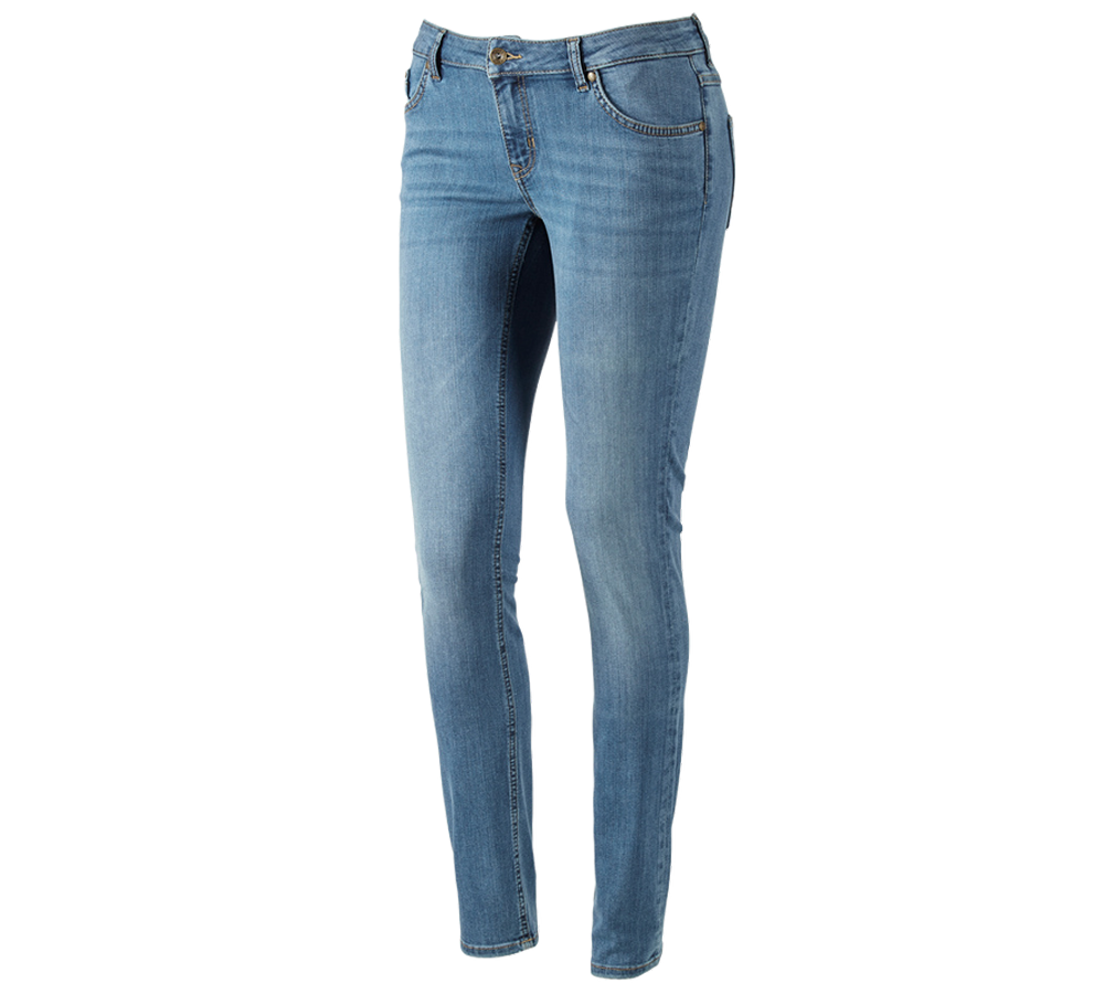 Werkbroeken: e.s. 5-pocket-stretch-jeans, dames + stonewashed