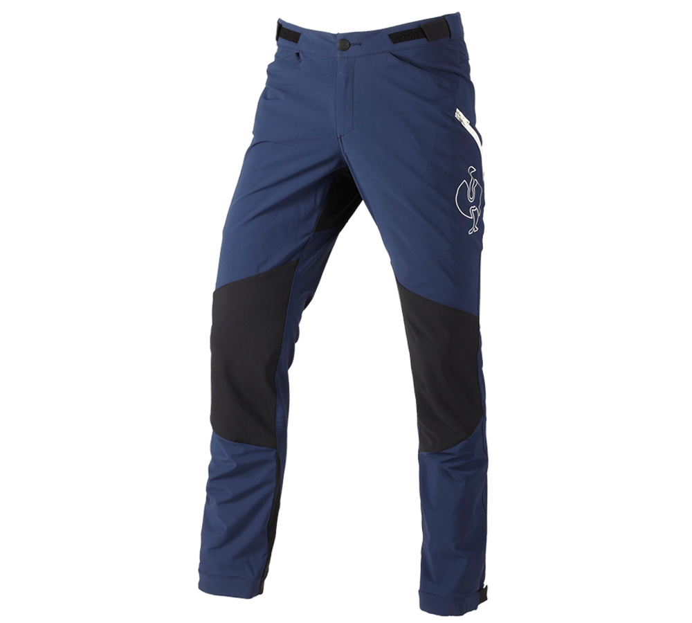 Werkbroeken: Functionele broek e.s.trail + diepblauw/wit