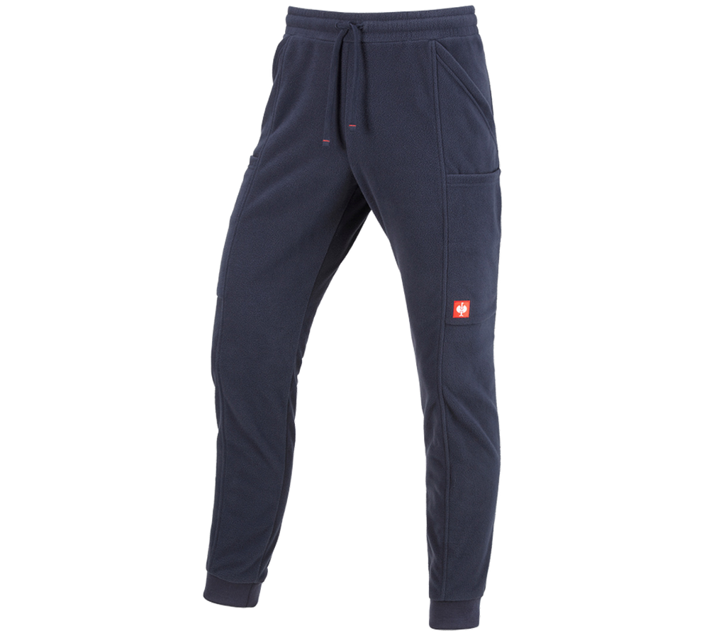 Bekleidung: e.s. Fleece Hose + dunkelblau