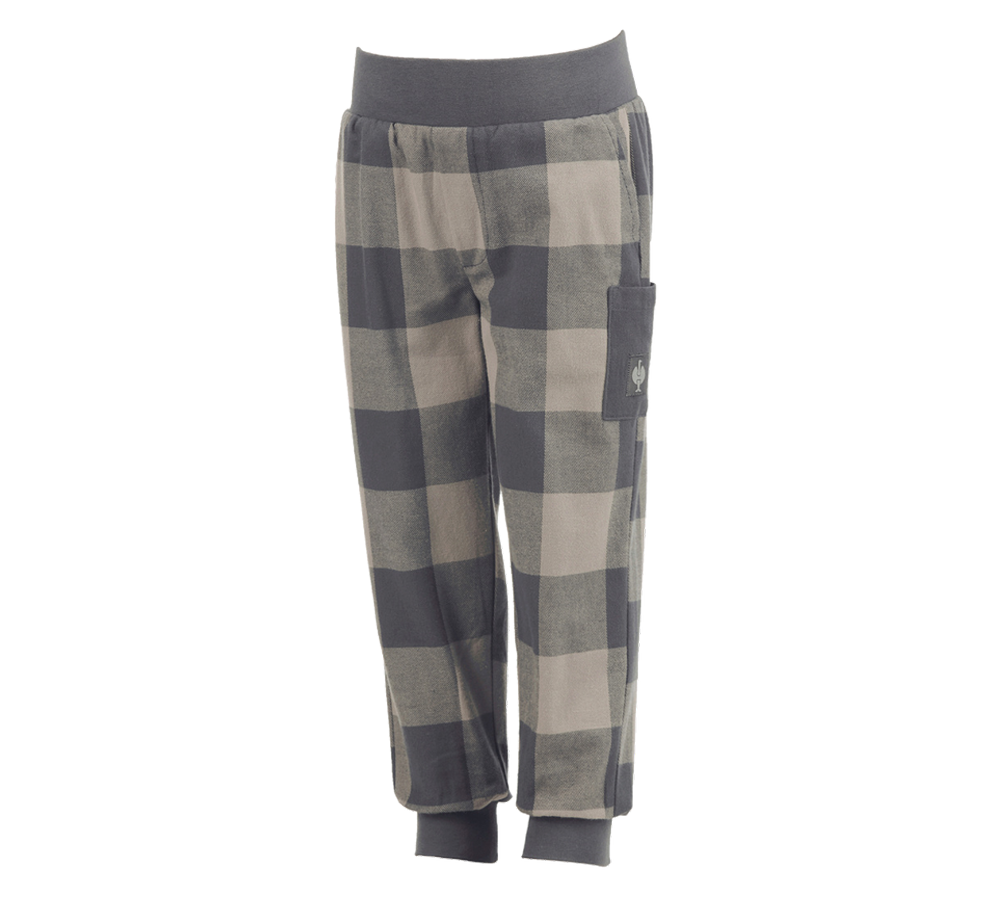 Accessoires: e.s. Pyjama Pantalon, enfants + gris dauphin/gris carbone