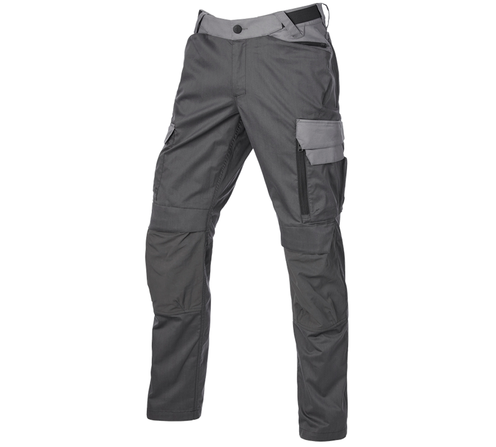 Pantalons de travail: Pantalon à taille élastique e.s.trail pure + gris carbone/gris basalte