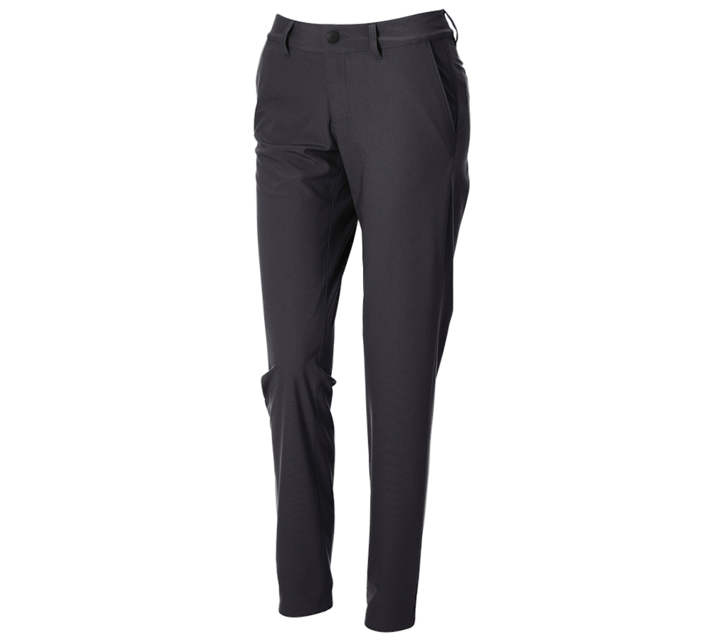 Thèmes: Pantalon de travail Chino e.s.work&travel, femmes + noir