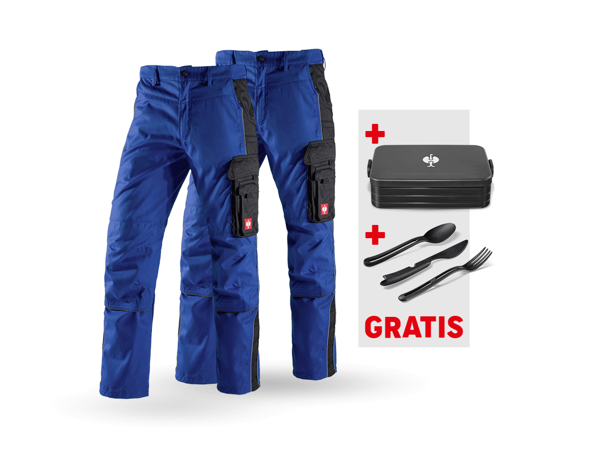 Bekleidung: SET: 2x Bundhose e.s.active + kornblau/schwarz