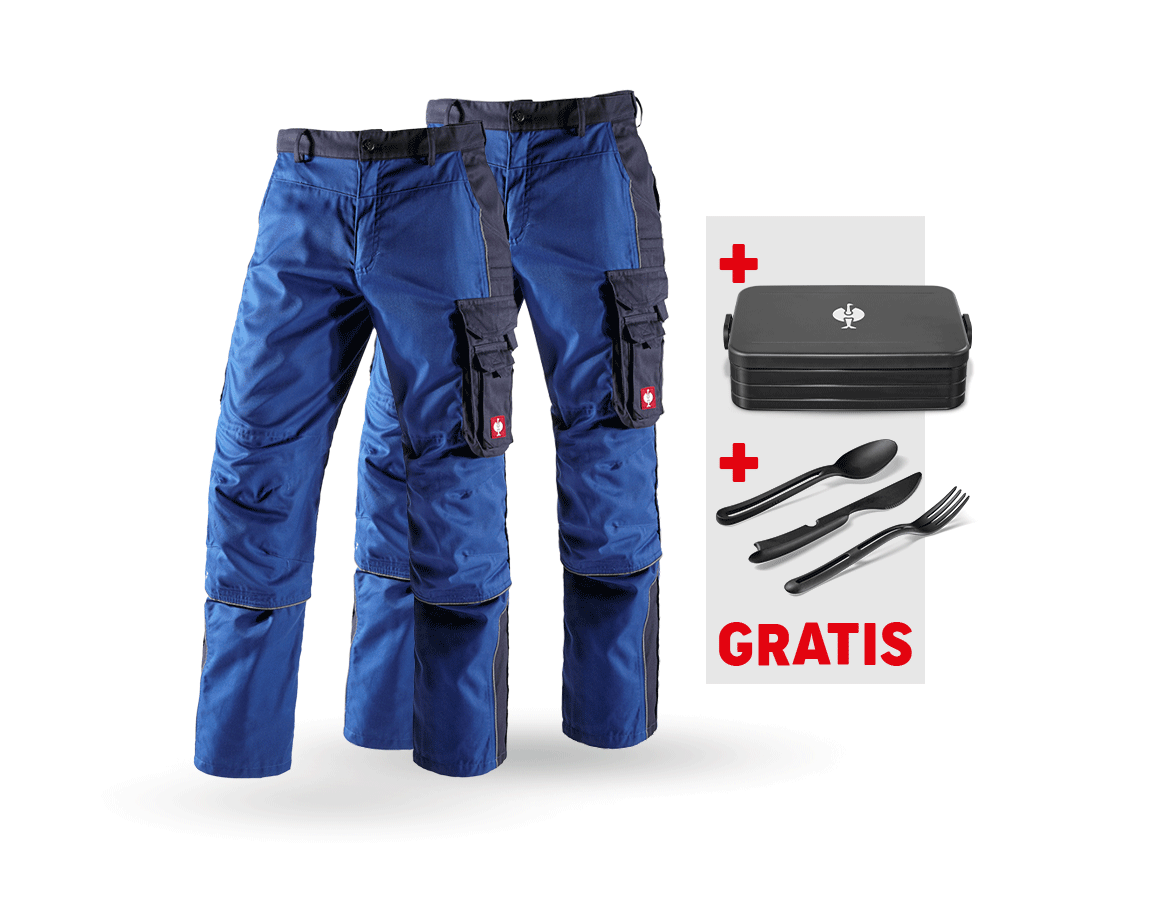 Bekleidung: SET: 2x Bundhose e.s.active + kornblau/dunkelblau