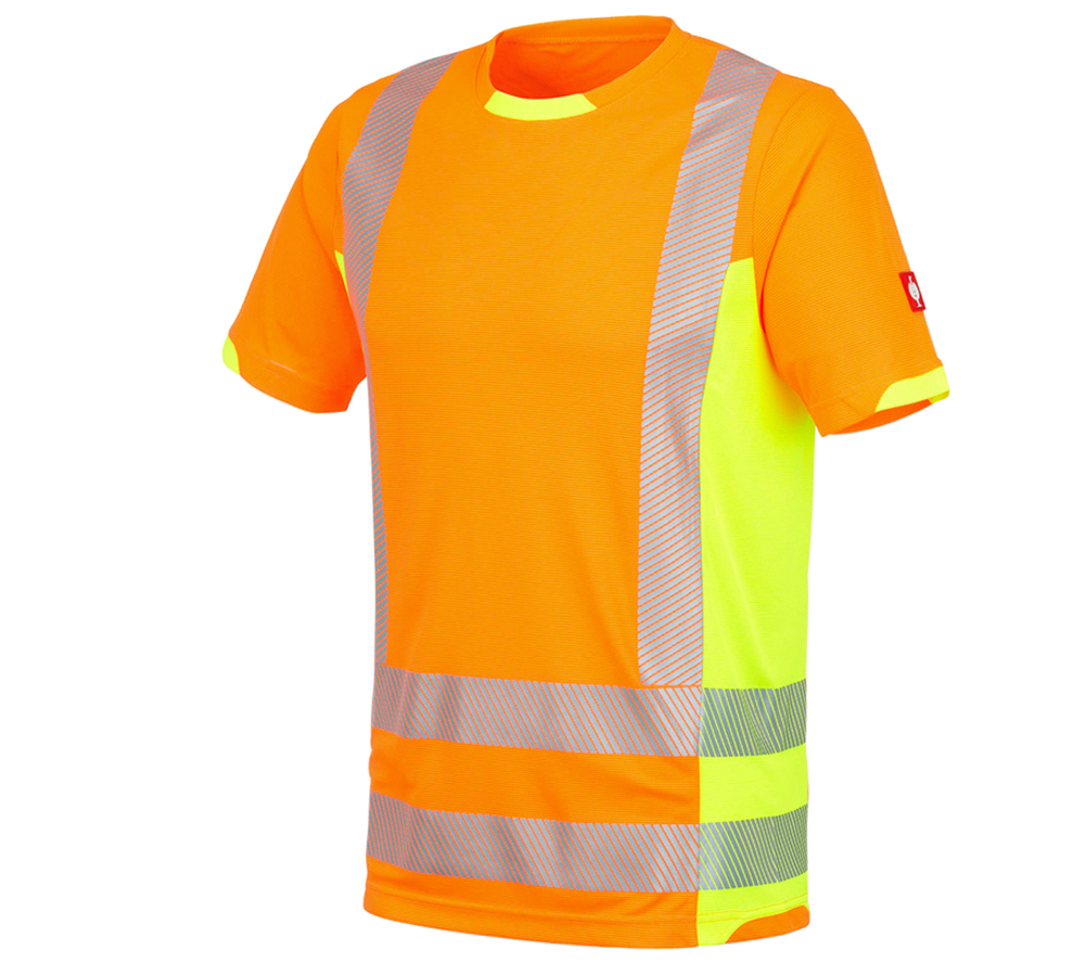 Bovenkleding: Functionele veiligheids-T-shirt e.s.motion 2020 + signaaloranje/signaalgeel