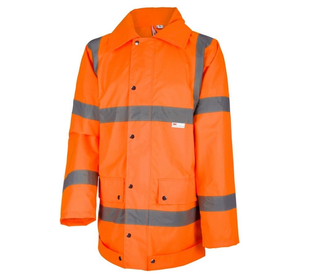 Jacken: STONEKIT Warnschutz Regenjacke + warnorange