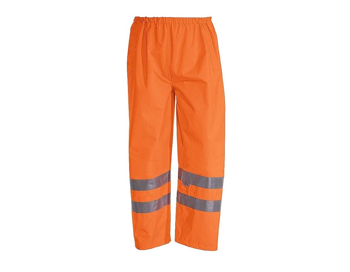 Pantalons de travail: STONEKIT Pantalon à taille élast. de signalisation + orange fluo
