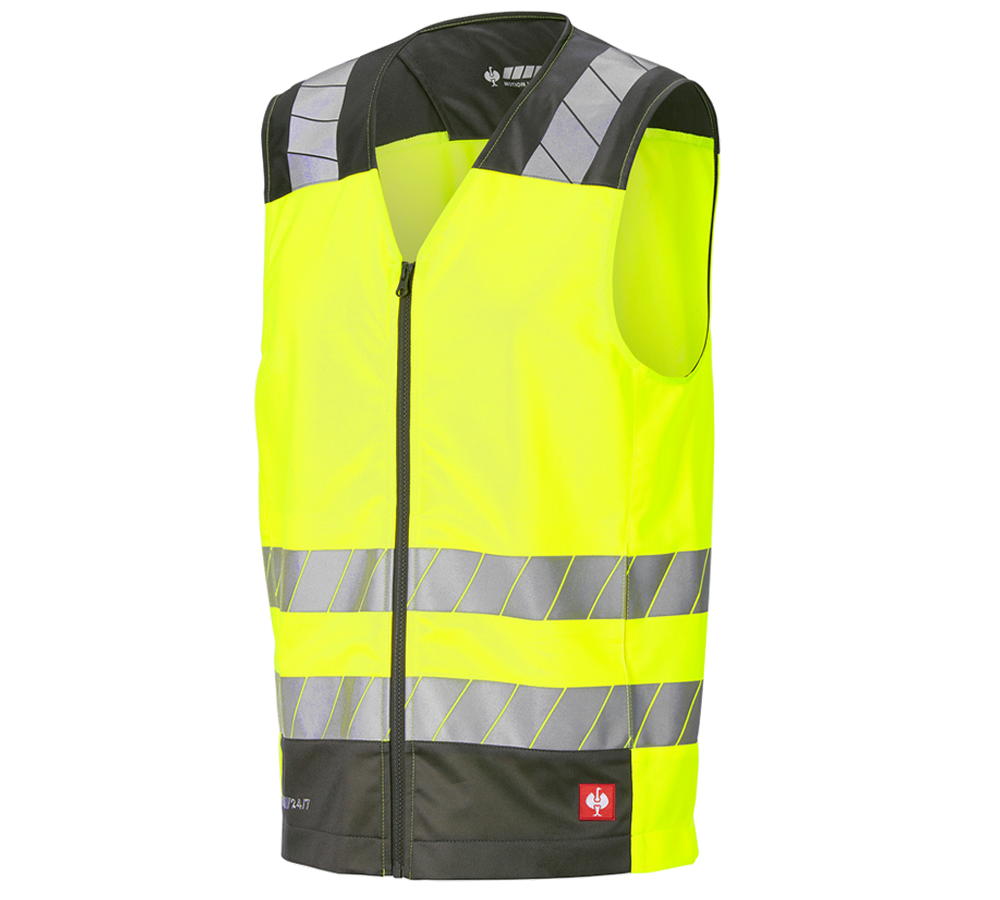 Onderwerpen: Veiligheids-bodywarmer e.s.motion 24/7 + signaalgeel/antraciet