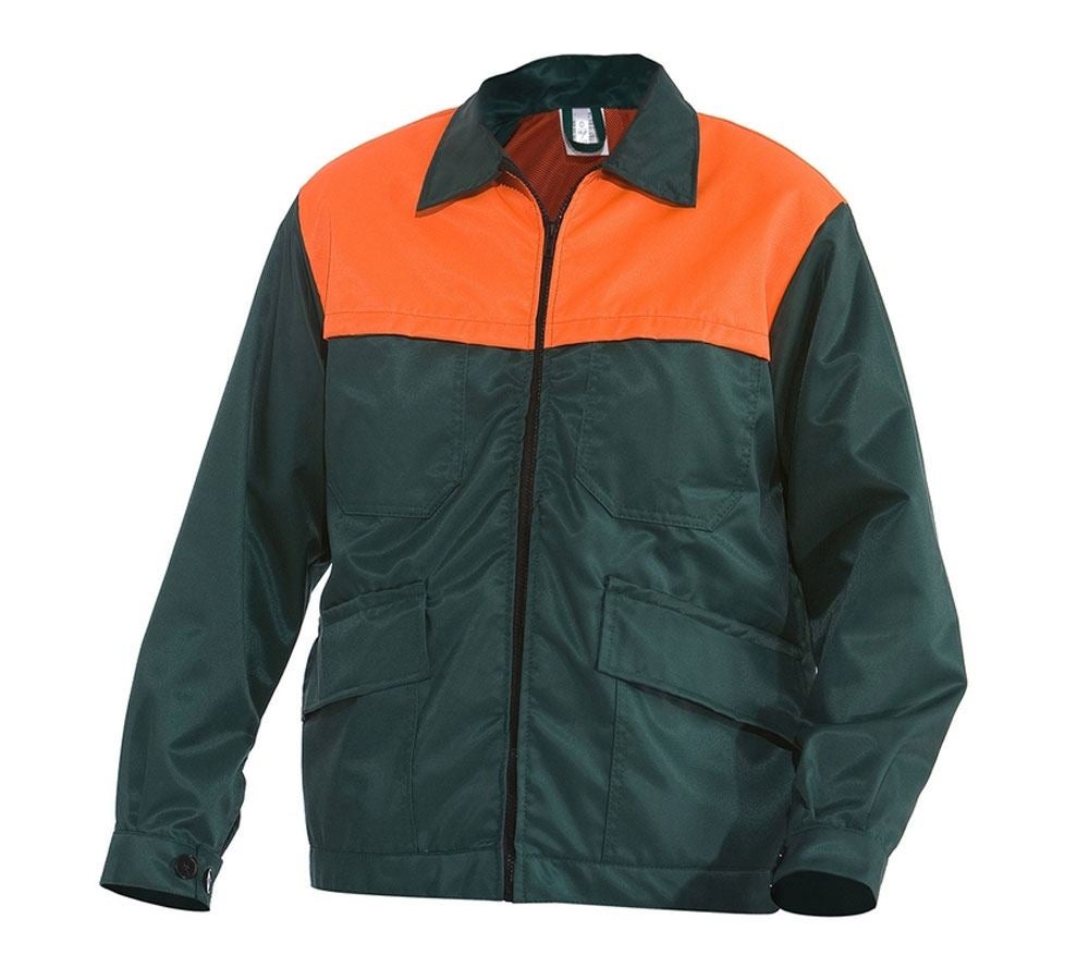 Vestes de travail: Veste de forestier Basic + vert/orange