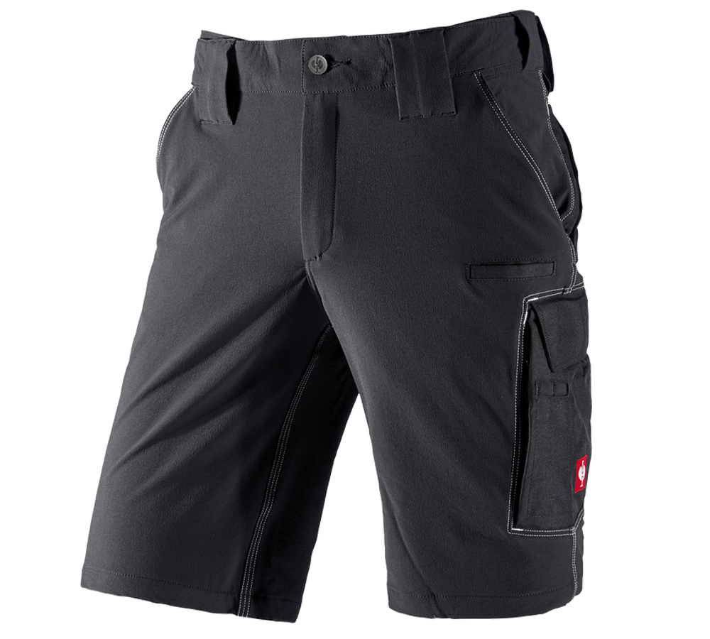 Pantalons de travail: Short fonctionnel e.s.dynashield + noir