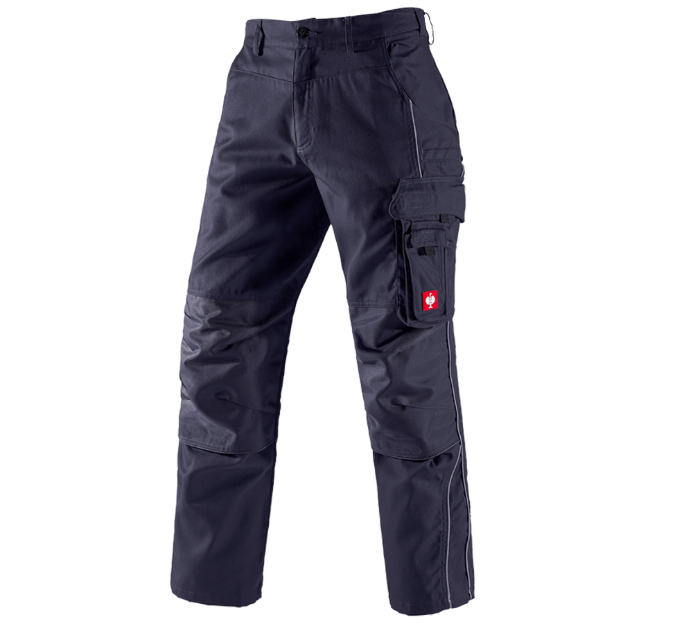 Pantalons de travail: Pantalon à taille élastique e.s.prestige + bleu foncé