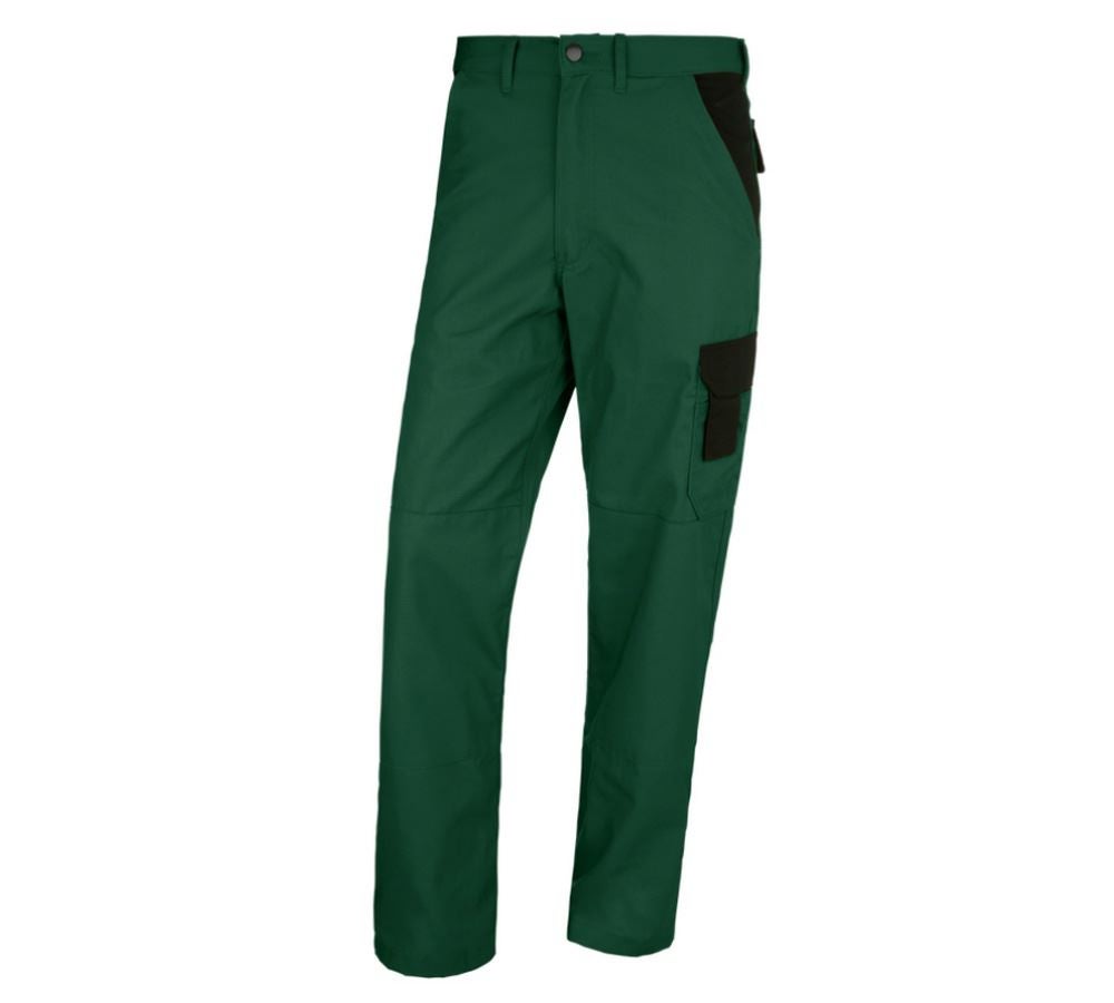 Pantalons de travail: STONEKIT Pantalon à taille élastique Odense + vert/noir