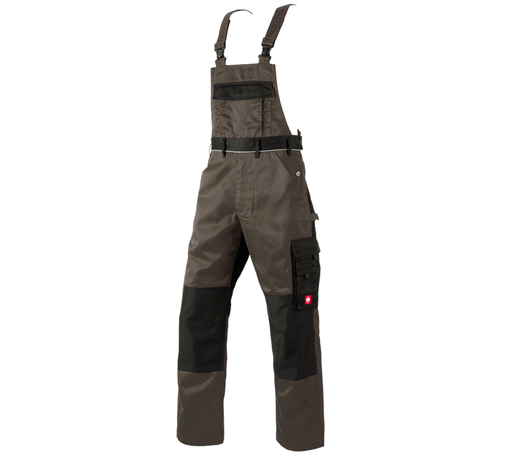 Pantalons de travail: Salopette e.s.image + olive/noir