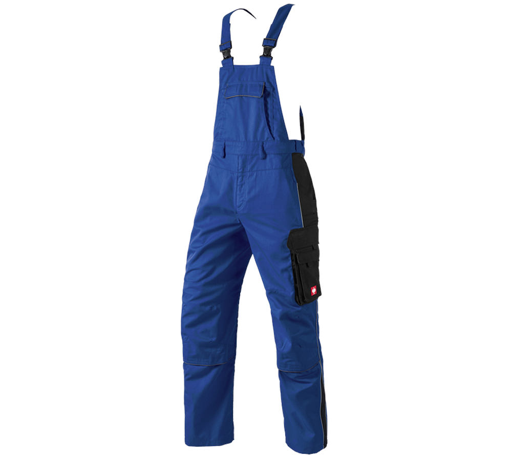 Pantalons de travail: Salopette e.s.active + bleu royal/noir