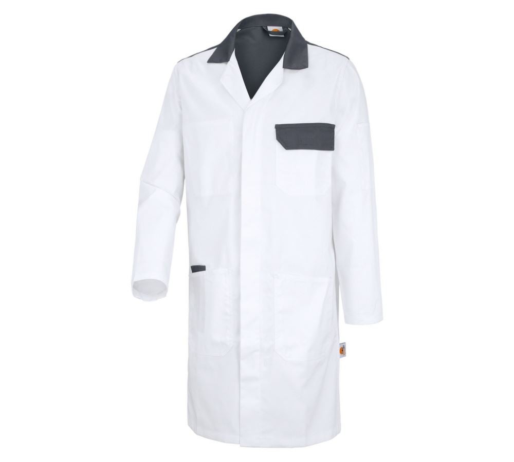 Sarraus de travail | Manteaux médicaux: STONEKIT Manteau professionnel Odense + blanc/gris