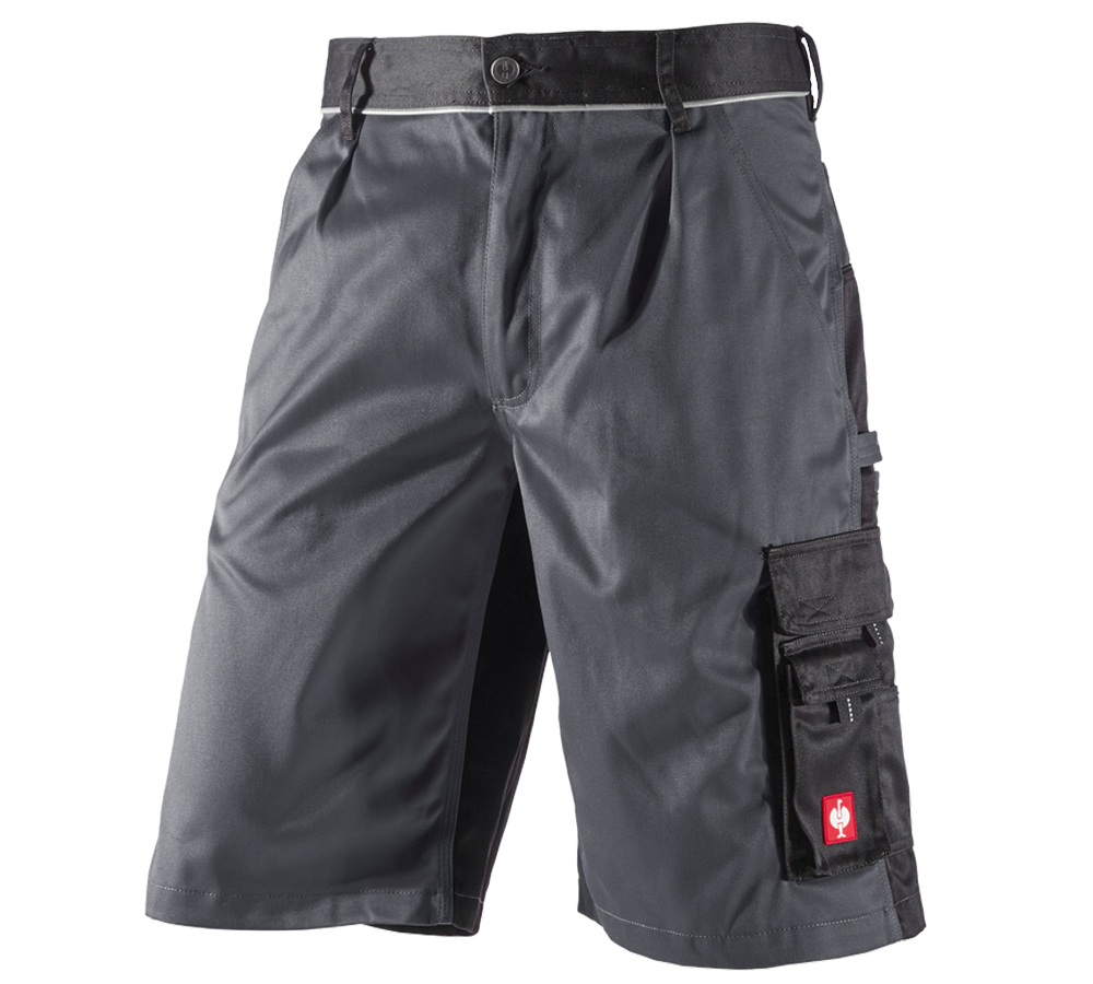 Pantalons de travail: Short e.s.image + gris/noir