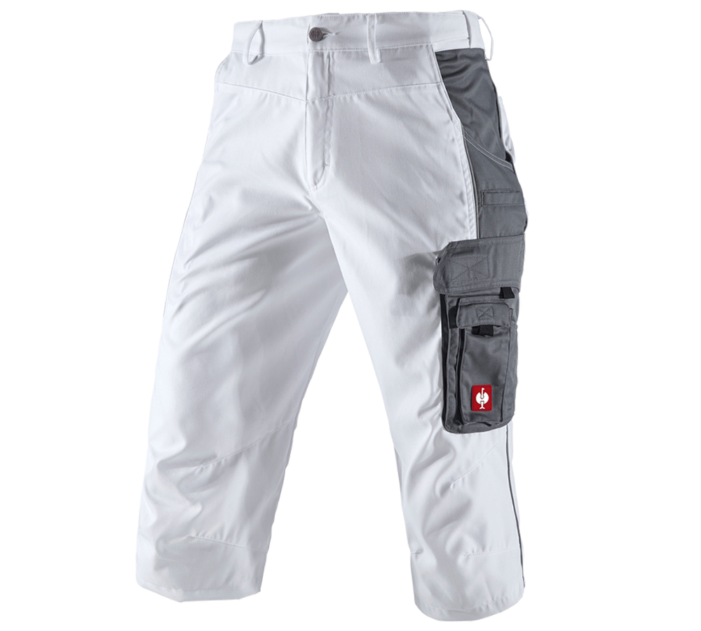 Pantalons de travail: Corsaire e.s.active + blanc/gris
