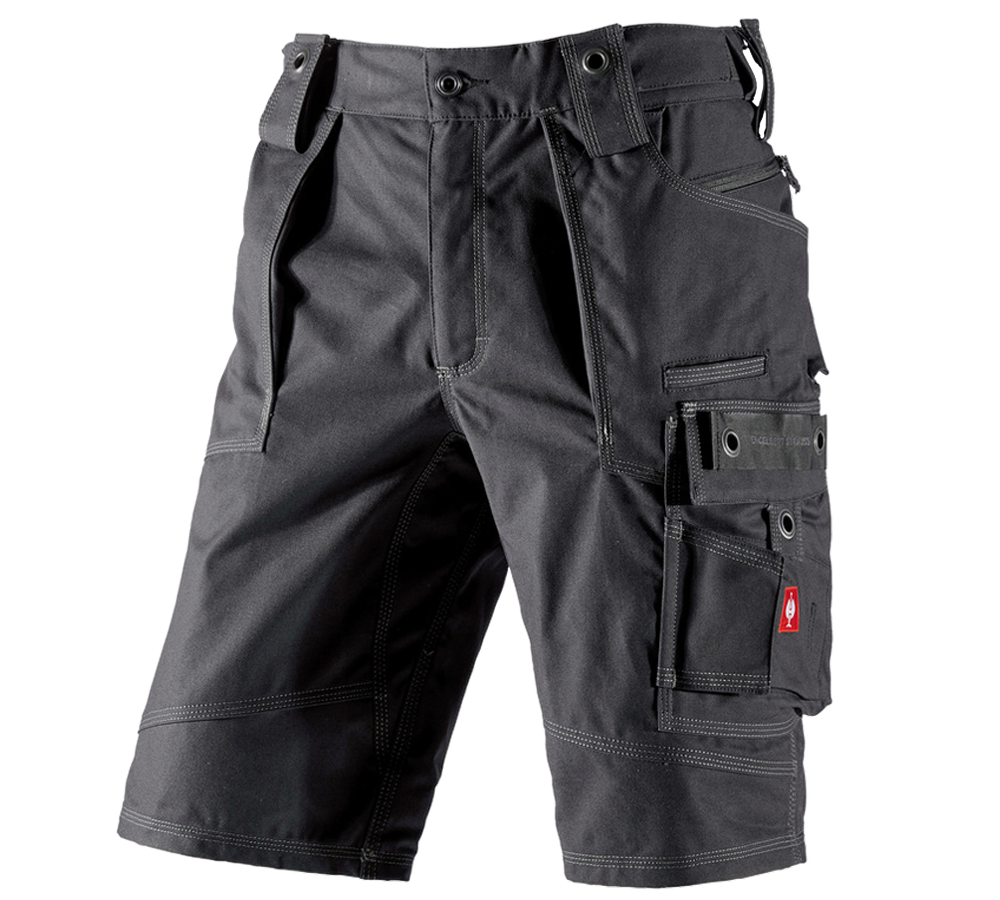 Pantalons de travail: Short e.s.roughtough + noir