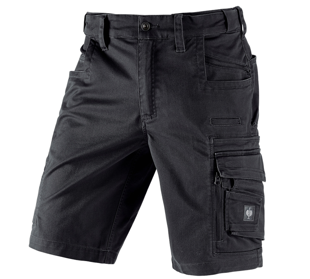 Pantalons de travail: Short e.s.motion ten + noir oxyde