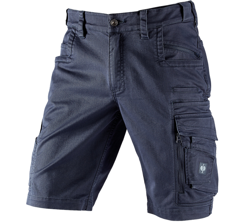 Pantalons de travail: Short e.s.motion ten + bleu ardoise