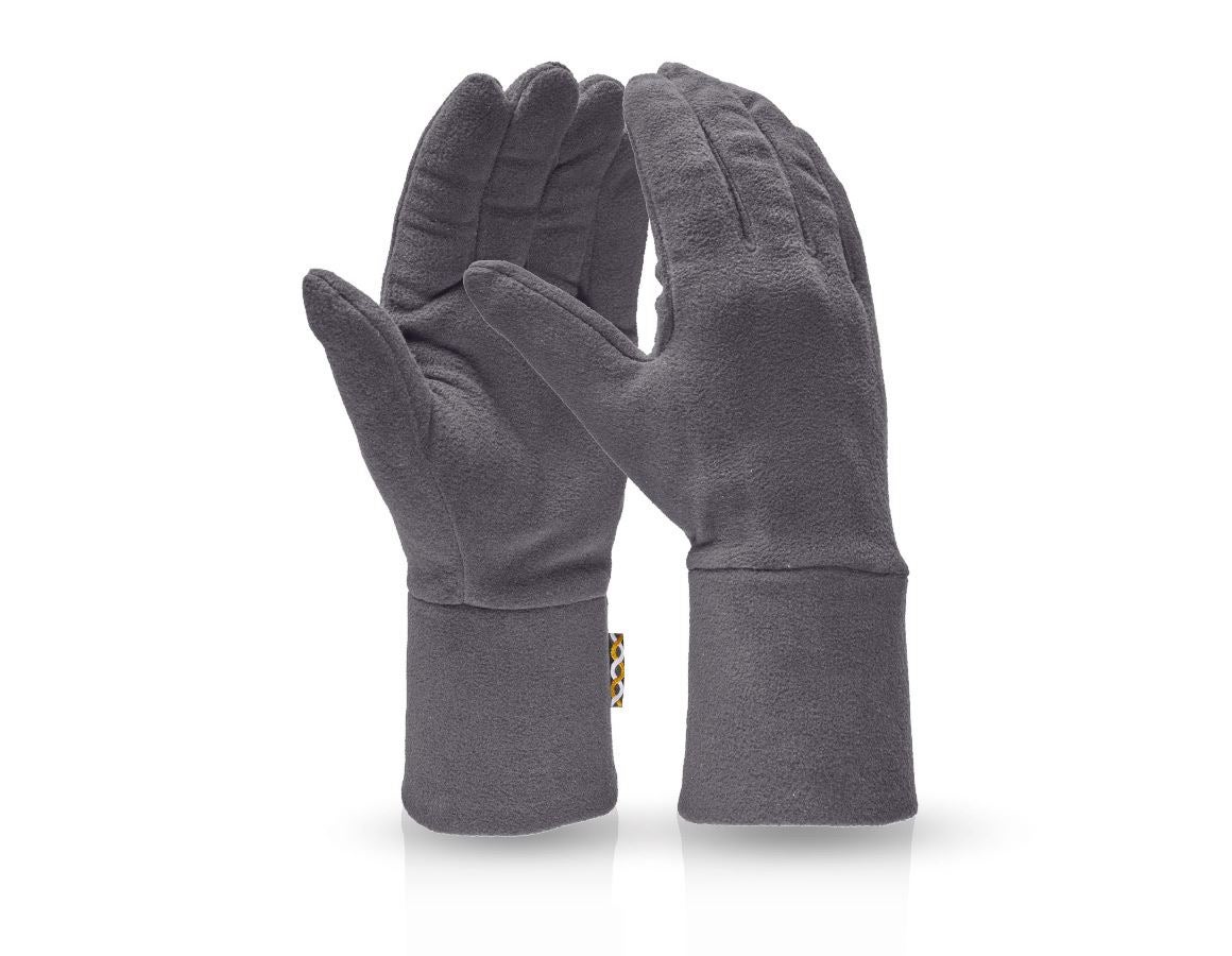 Textiel: e.s. FIBERTWIN® microfleece handschoenen + grafiet