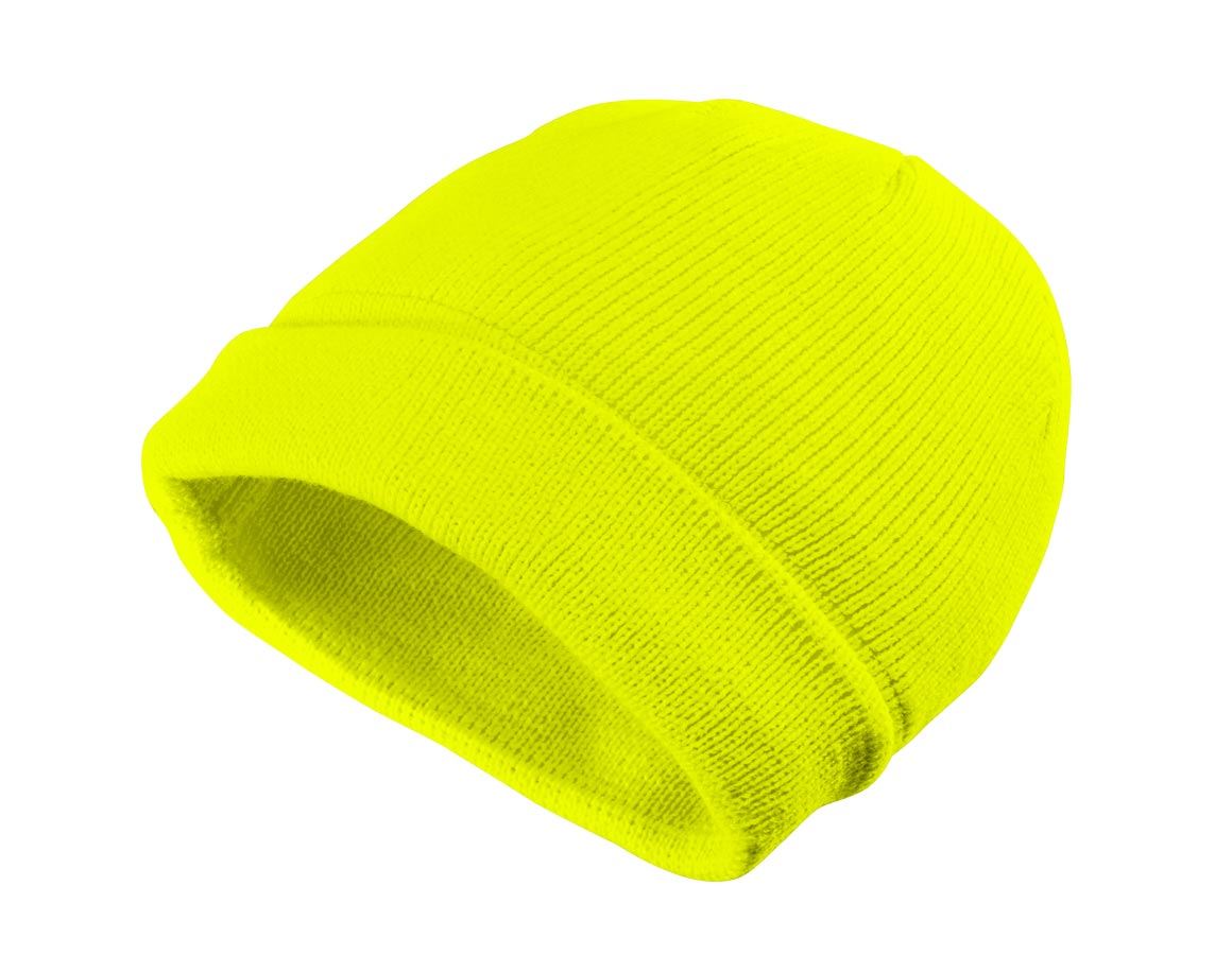 Accessoires: Bonnet d'hiver en tricot Neon + jaune