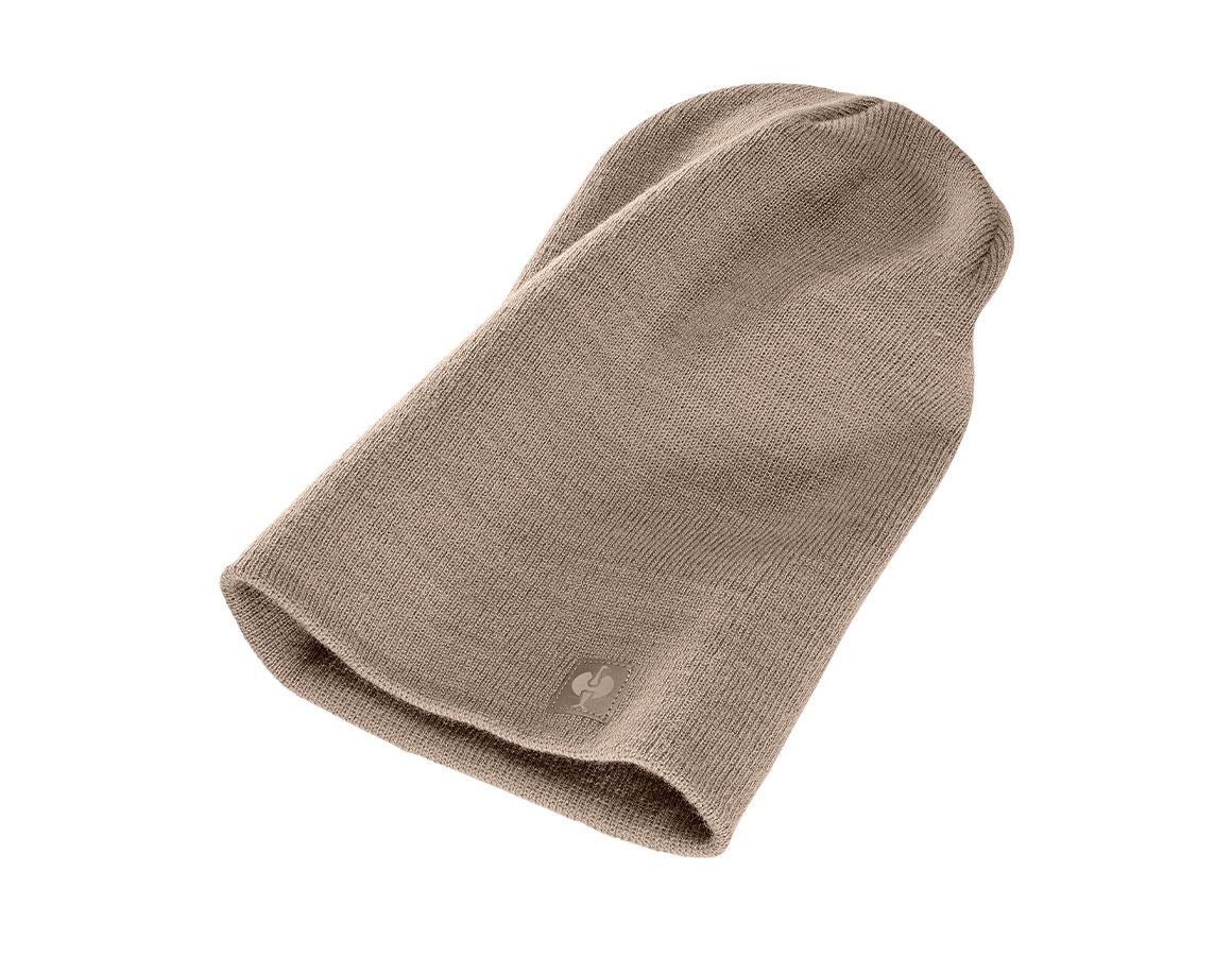 Thèmes: Bonnet tricoté e.s.motion ten + brun cendré